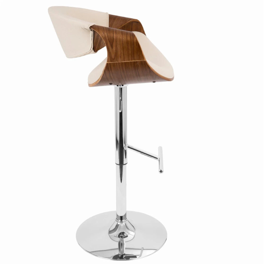 Adjustable Swivel Barstool Set Of 2 Y5324