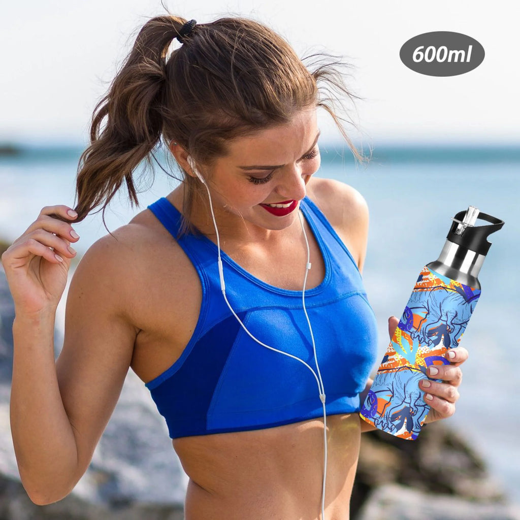 Stainless Steel Insulated Water Bottle with Straw Lid I9415