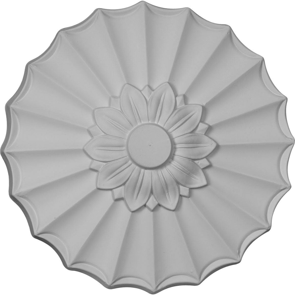 Hand-Painted Brushed Mahogany Ceiling Medallion E314148