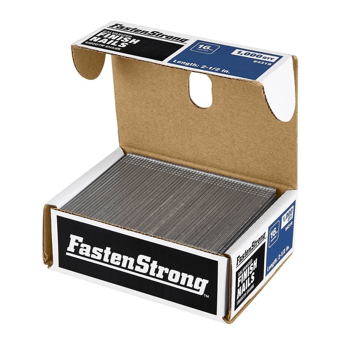2-1/2 in. 16 GA Galvanized Finish Nails, 1000 Piece G83426