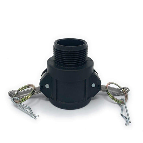 1-1/2 Female Camlock x 1-1/2 Male NPT Poly Cam Lock Fitting Pack of 2 Z1844