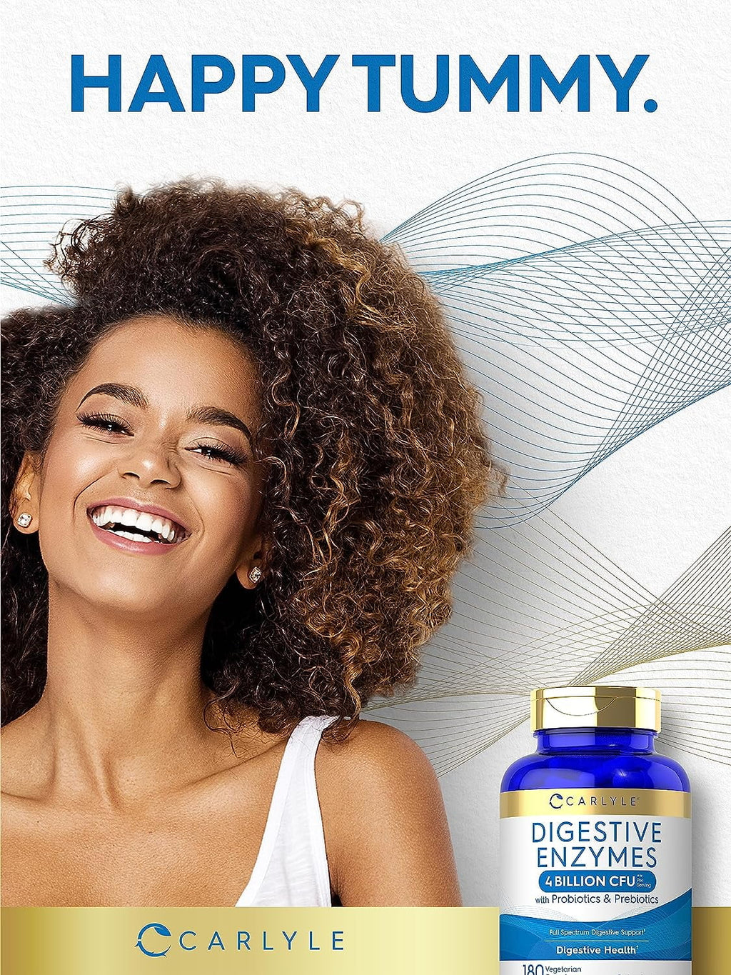 Digestive Enzymes with Probiotics and Prebiotics 180 Capsules Y135804