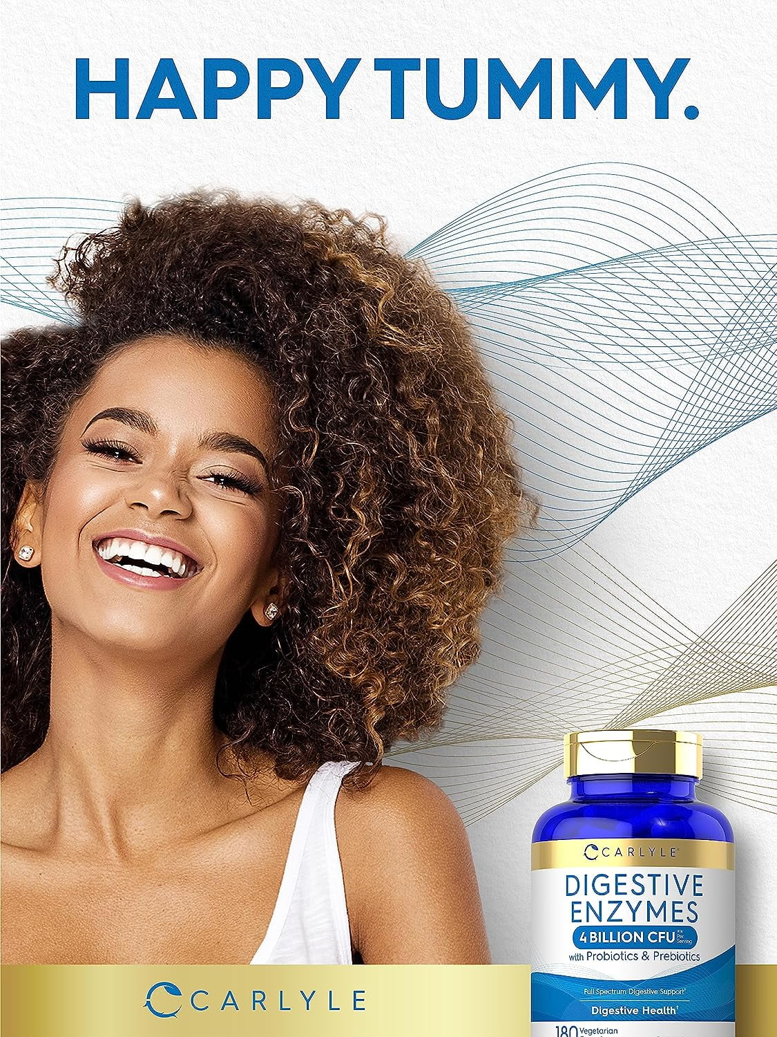 Digestive Enzymes with Probiotics and Prebiotics 180 Capsules Y135804