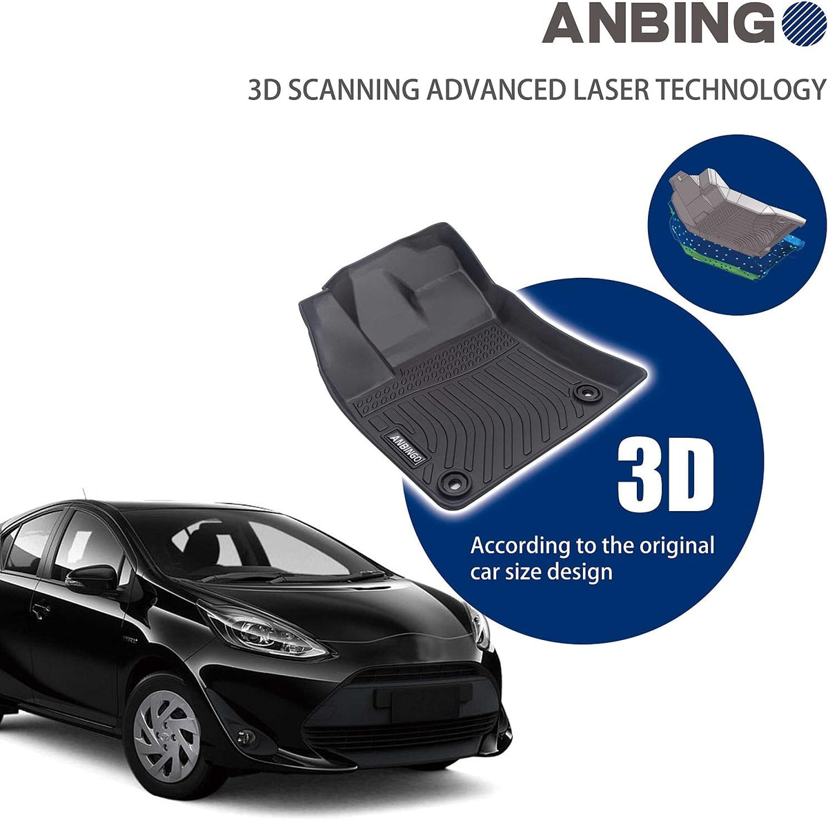 All Weather TPE Car Floor Mats for Mazda CX-5 2017-2022 L63391