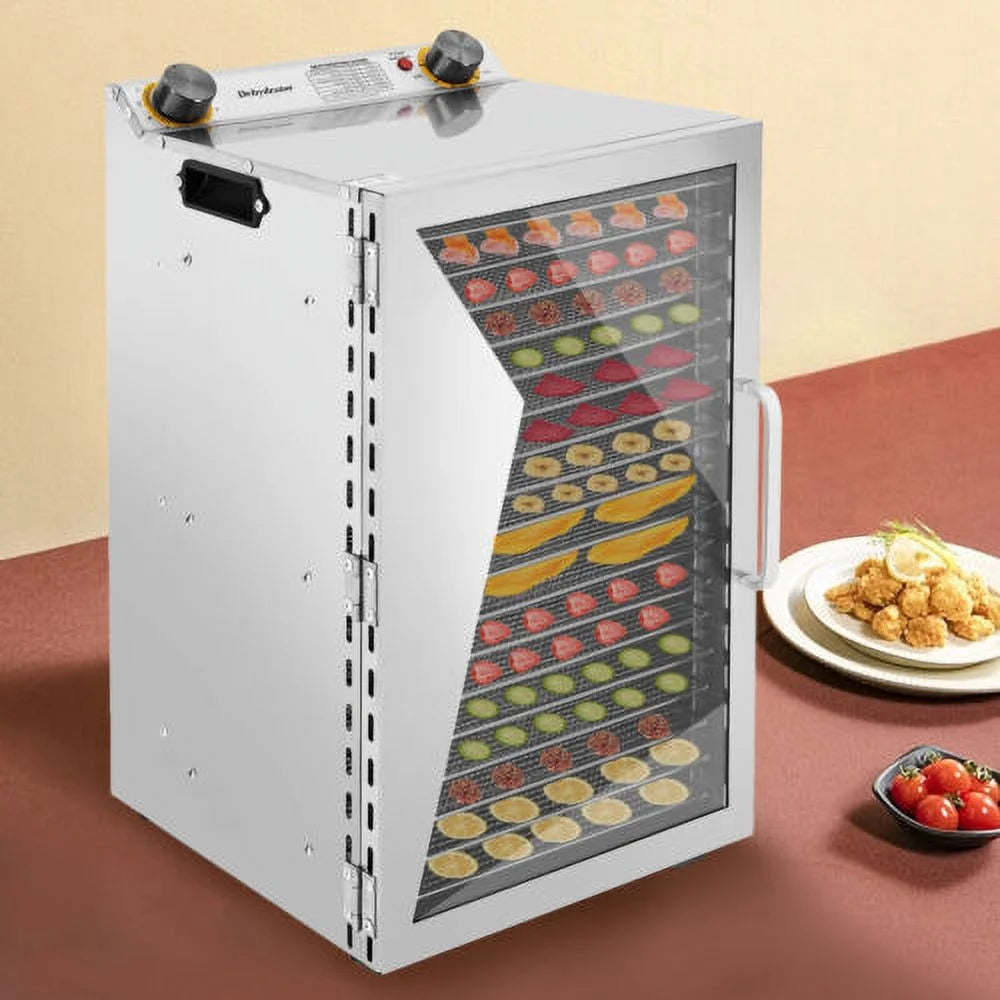 18 Trays Food Dehydrator Machine 304 Stainless Steel R77183