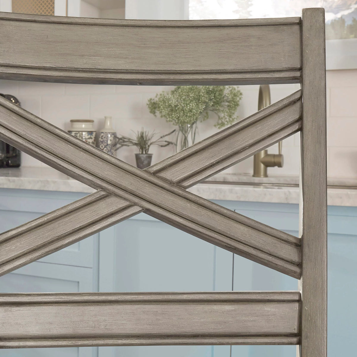 Gray Bar Stool Q6846