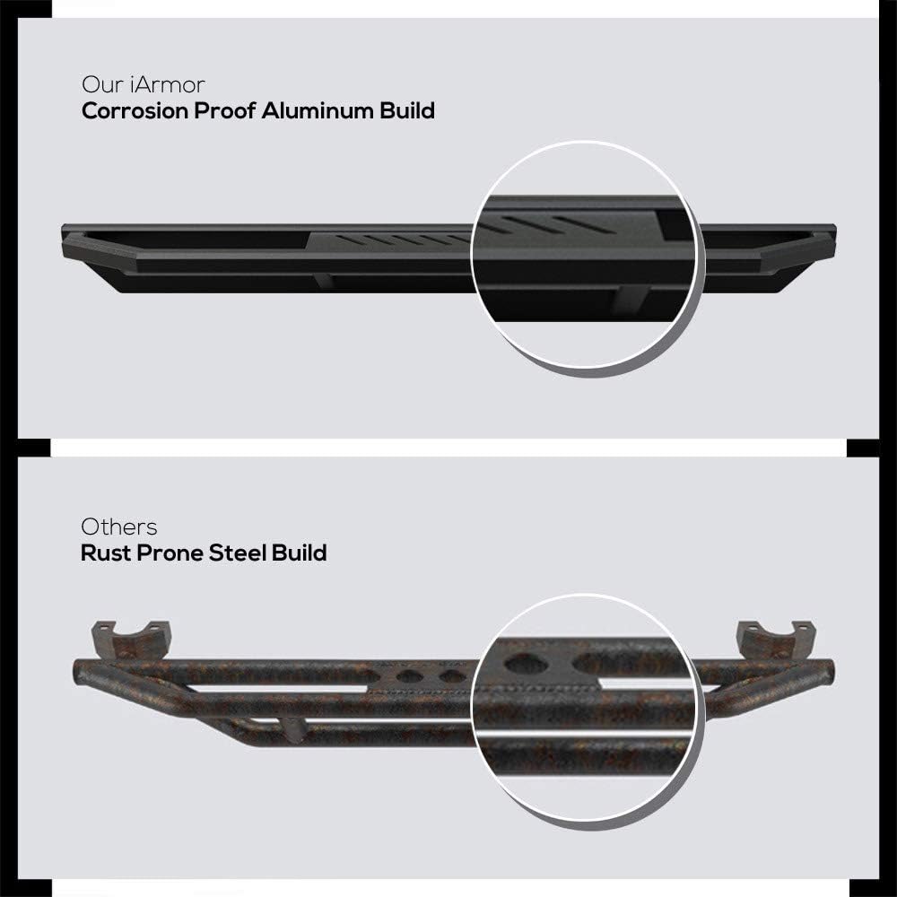 Aluminum Running Boards Compatible with Ford F150 Regular Cab S1740