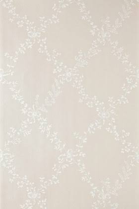 Neutral Toile Trellis Wallpaper N664