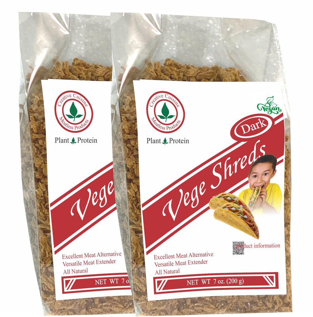 Shredded Dark Veggie Meat 6-7 oz C5460