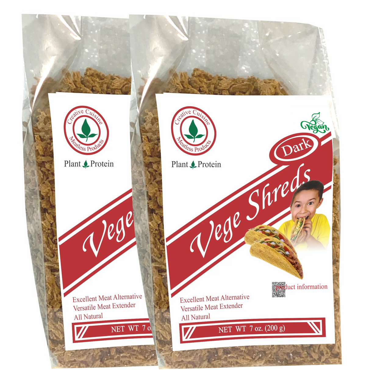 Shredded Dark Veggie Meat 6-7 oz C5460
