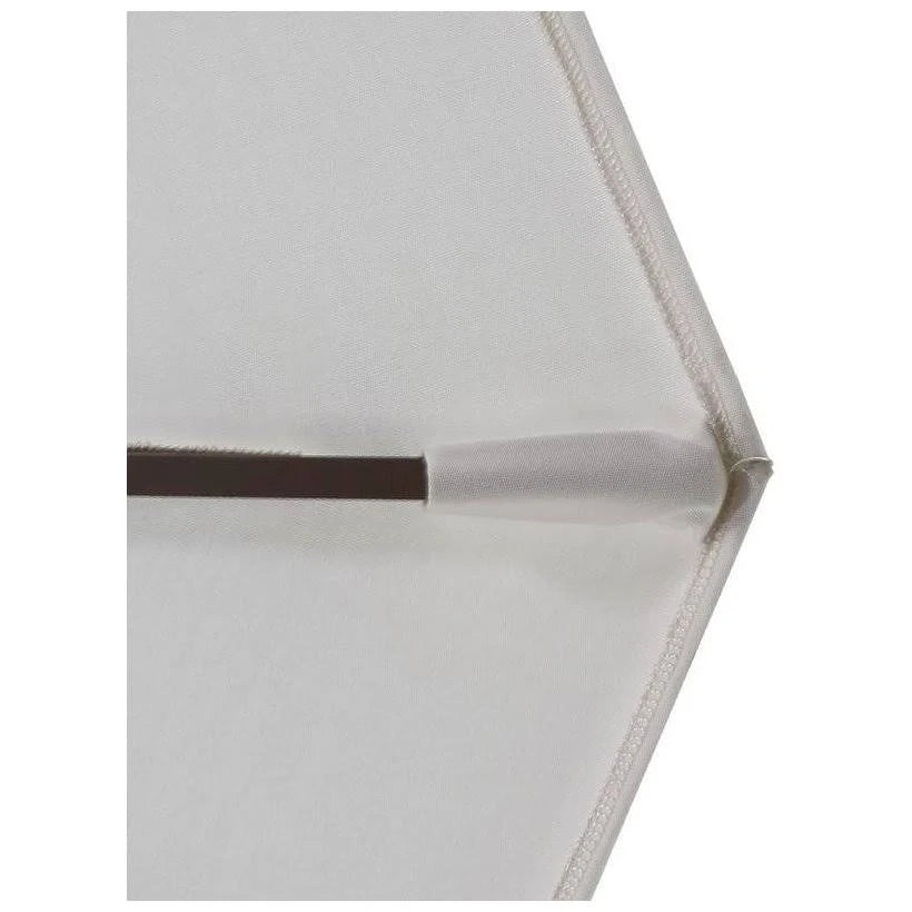 9 ft. Aluminum Market Umbrella Push Tilt Black Olefin Frost Blue W2808