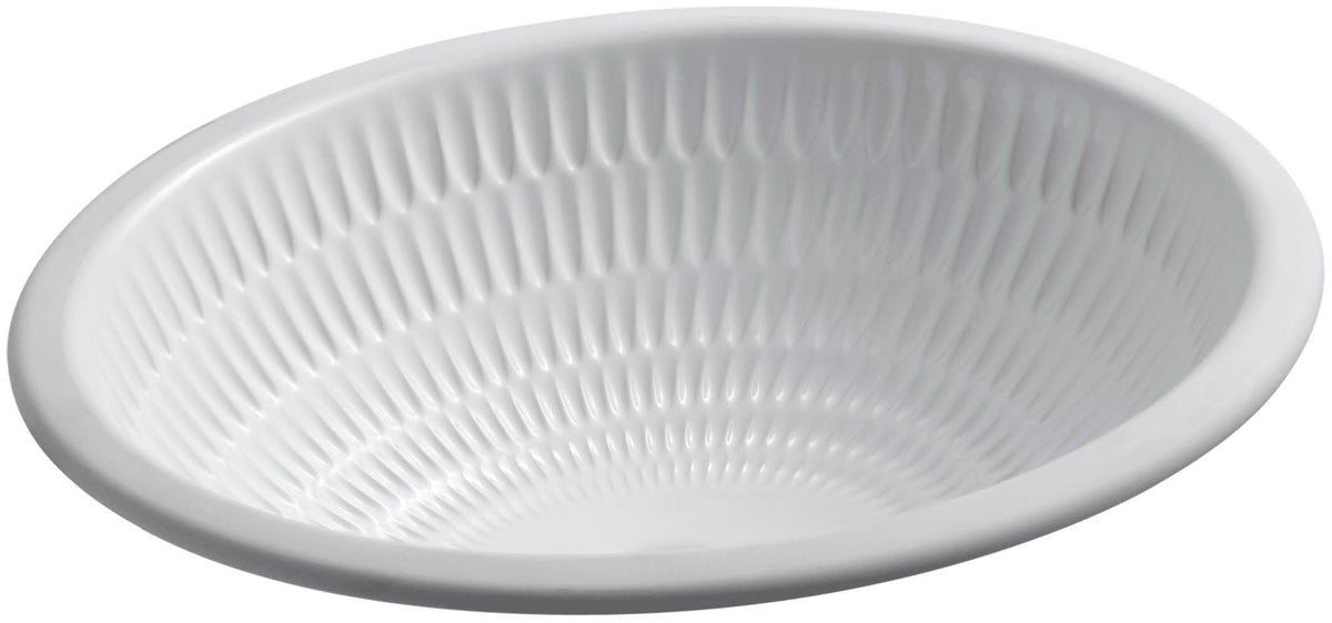 Earthen White Undercounter Bathroom Sink H51618