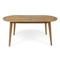 Teak Oval Acacia Wood Dining Table S92124