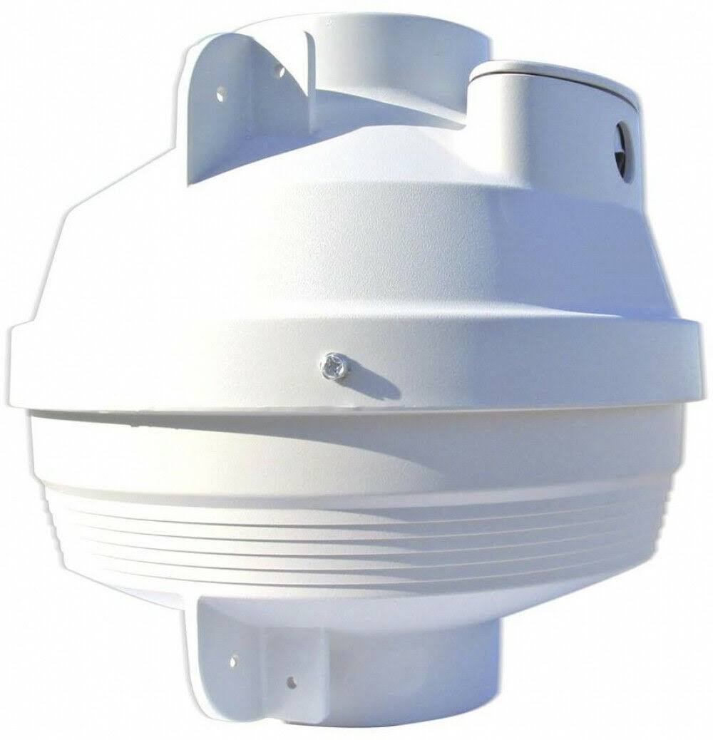 4 in. Radon Mitigation Fan Kit with Couplers and Air Pressure Indicator Q4464