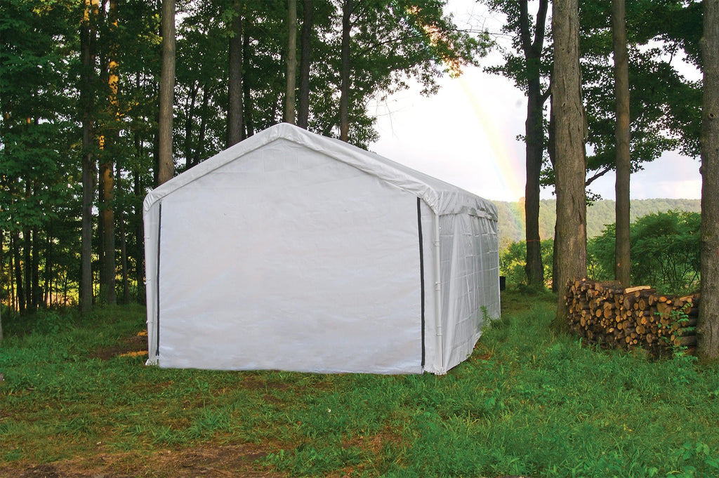 12' x 30' White Canopy Enclosure Kit J2482