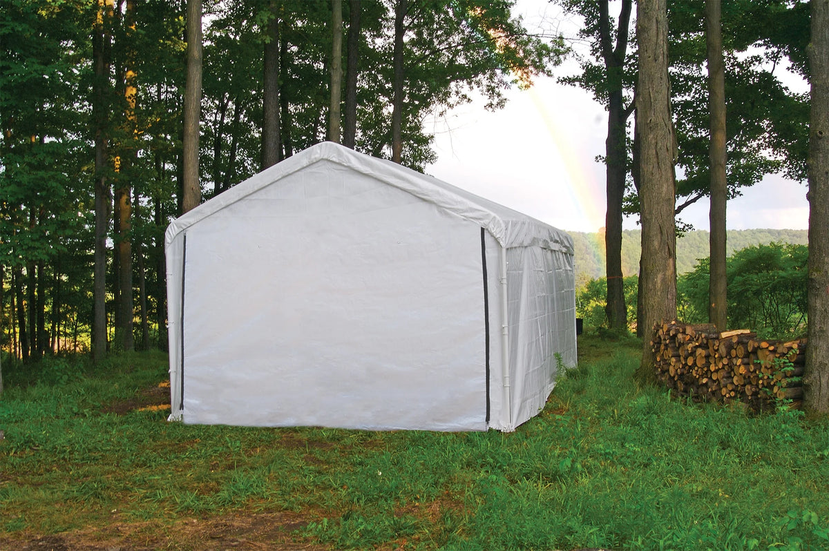 12' x 30' White Canopy Enclosure Kit J2482