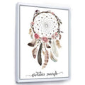 White Floater Frame Canvas Painting G3508