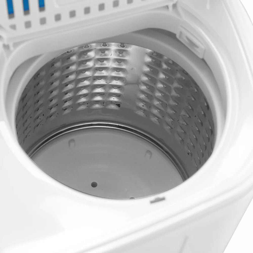 Portable 15lbs Mini Twin Tub Compact Laundry Washer, Blue Y847954