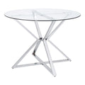 Round Glass Top Dining Table C7220