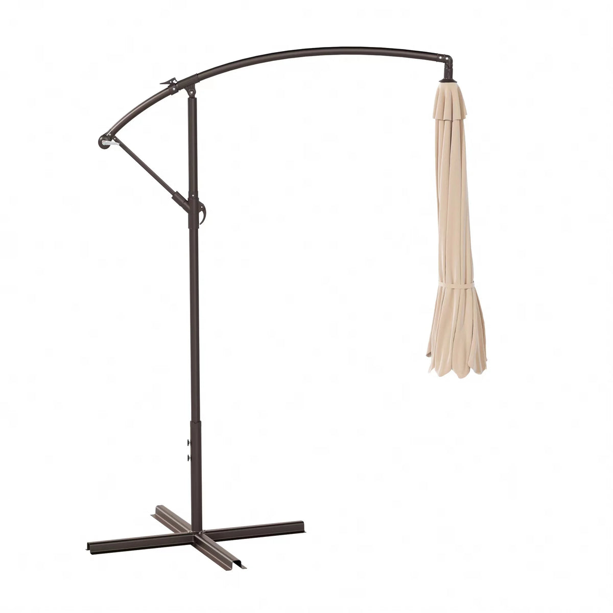 Beige 10 Ft Cantilever Offset Umbrella D281799