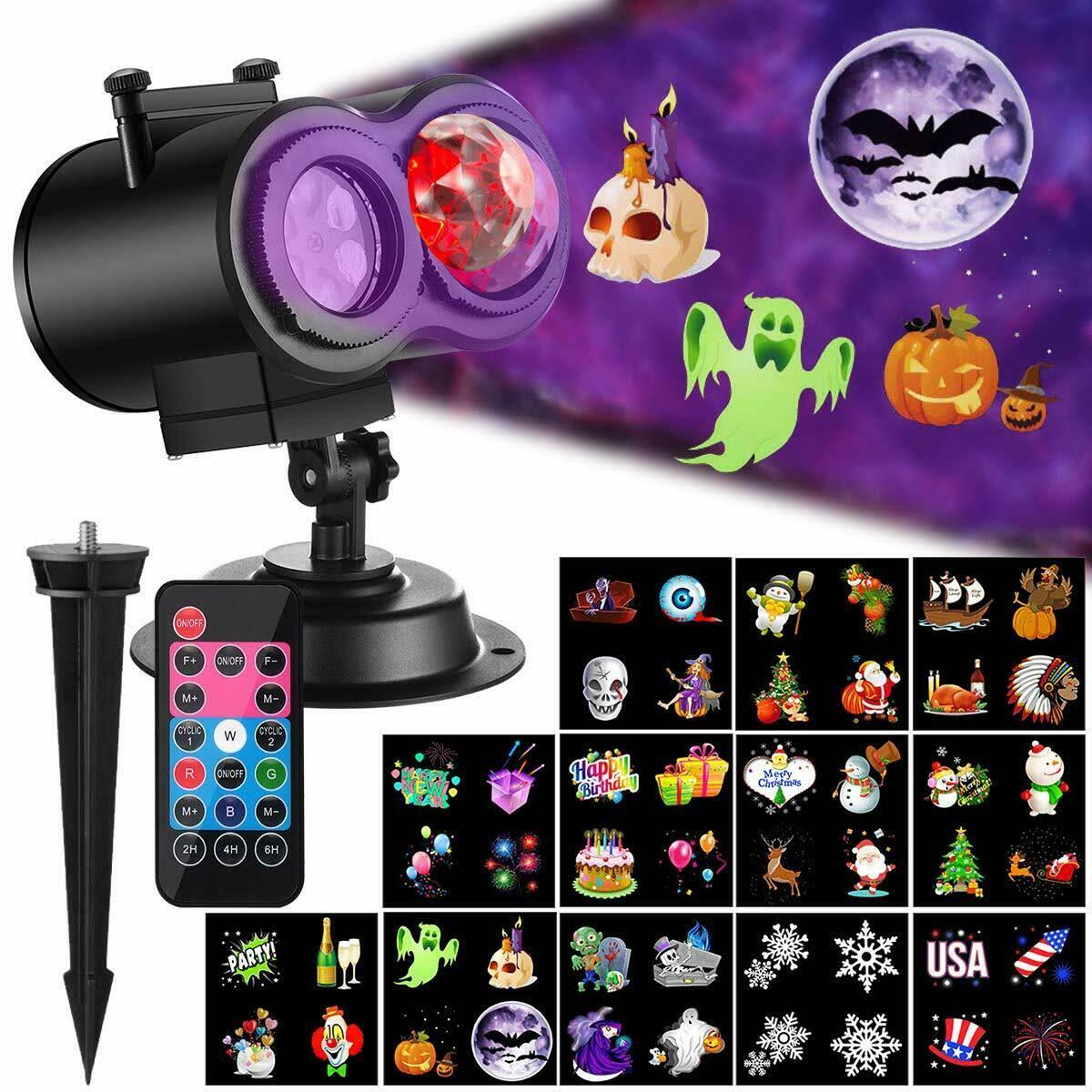 Ocean Wave Christmas Projector Lights X307