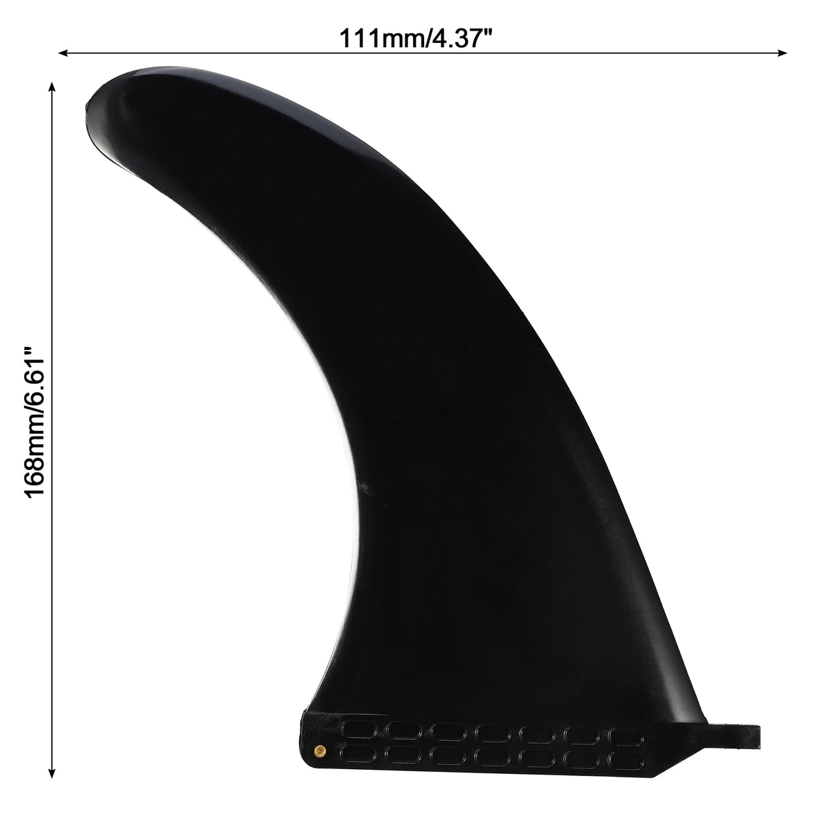 Black Detachable Nylon Fiber Surfboard Fin J8255