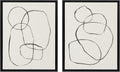 Framed Textured Canvas Set, 23x33, Natural, 2 C2347