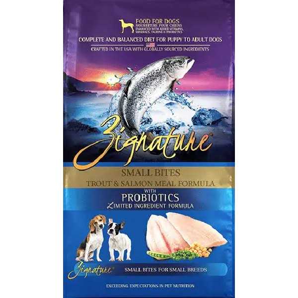 Dry Dog Food Trout & Salmon Formula Small Bites Y2742