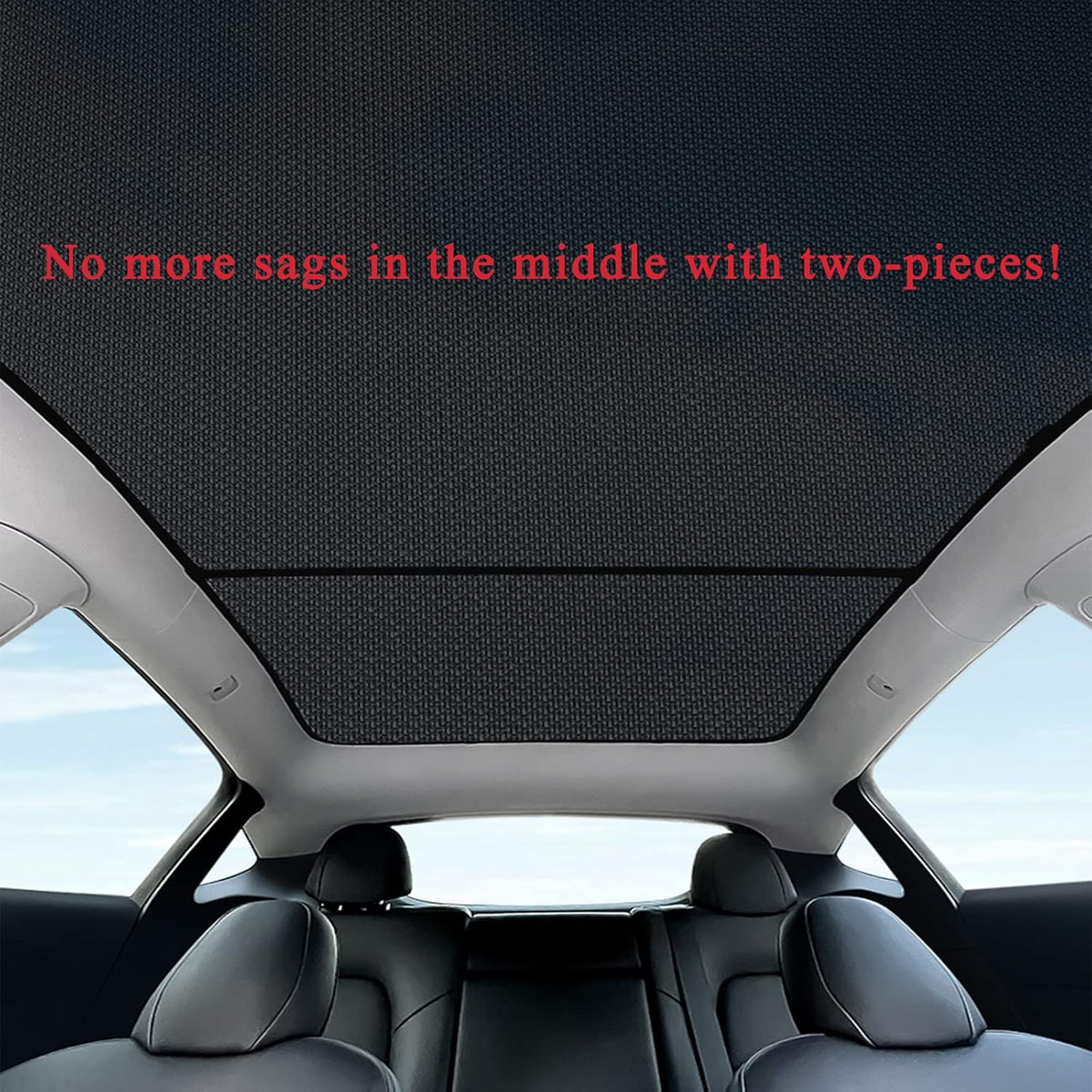 Sunroof Shade for Tesla Model Y Pack of 2 V927