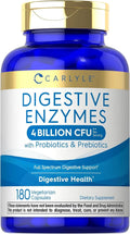 Digestive Enzymes with Probiotics and Prebiotics 180 Capsules Y135804