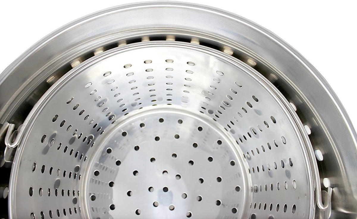 13-Gal 16" Stainless Steel Stock Pot with Lid F371