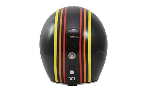 Gloss Black 3/4 Open Face Helmet XL X363