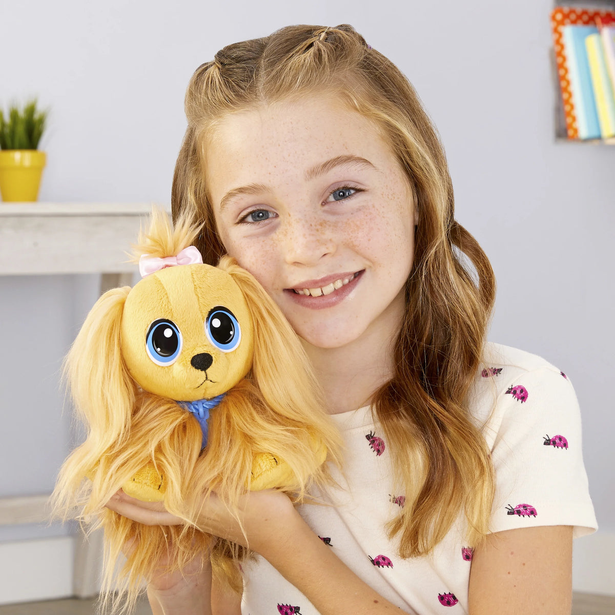 Cocker Spaniel Plush Pet Toy with Collar, Tag, Doghouse, Stickers, Ages 3+ N103681