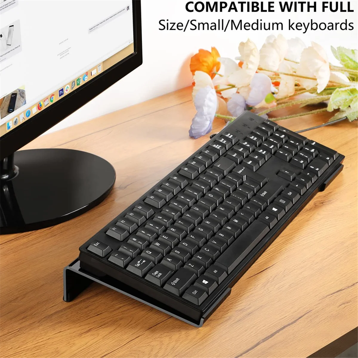 Acrylic Computer Keyboard Stand X911771