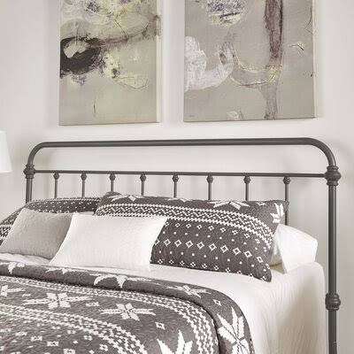 Queen Frosting Gray Slat Headboard Q759