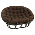 Rattan Double Papasan Chair with Twill Cushion M468