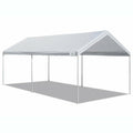 Heavy Duty Portable Carport 10 x 20 White M439172