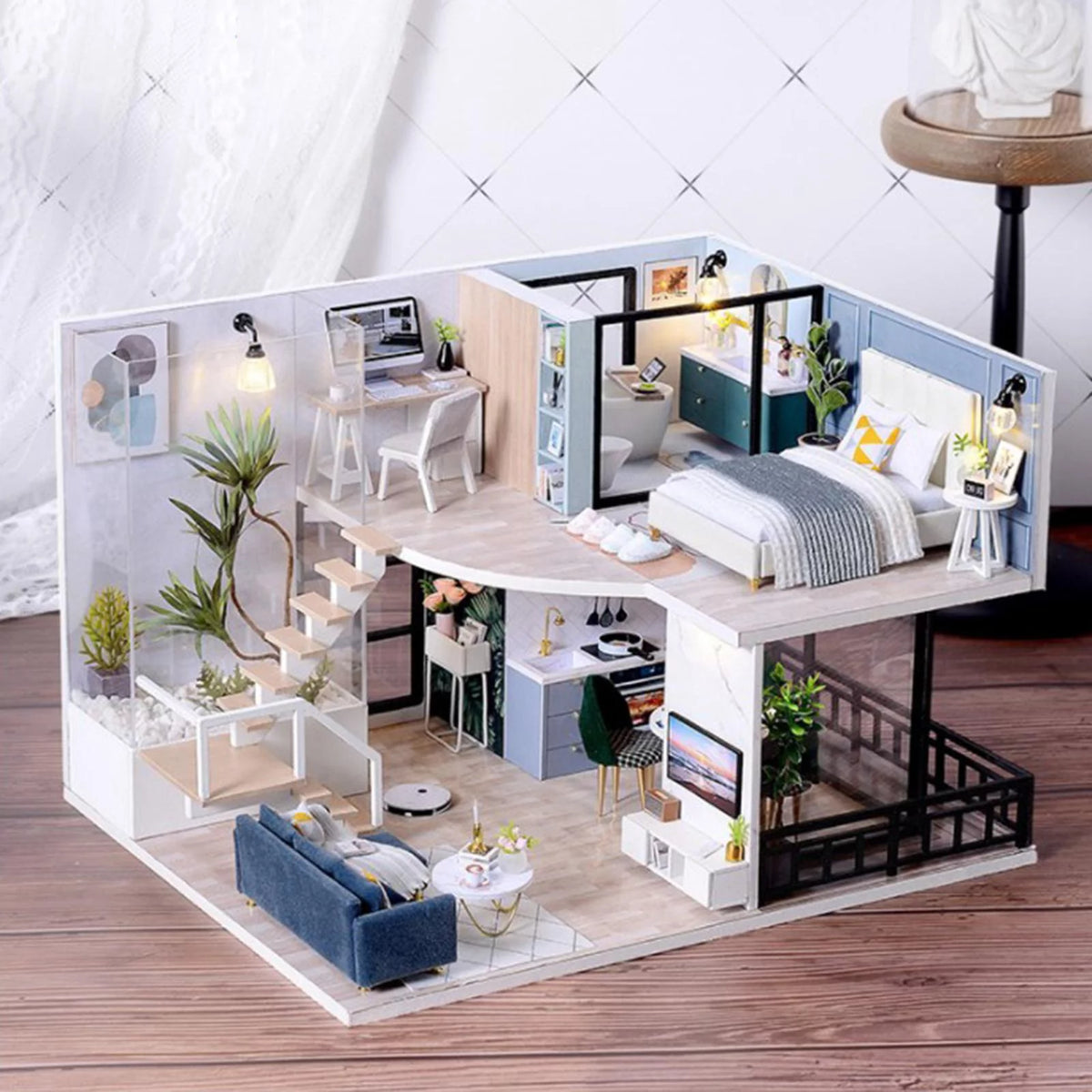 Building Toys with Furniture Accessories DIY Doll House C501