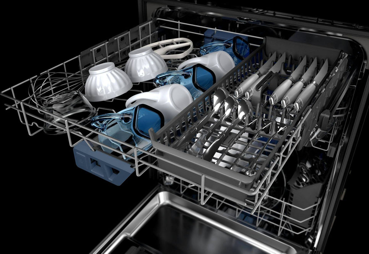 Black Top Control Dishwasher with Third Level Rack I615