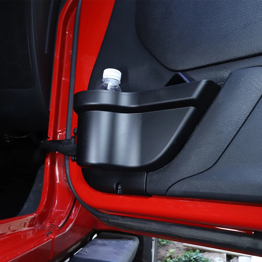 Black Front Door Storage Organizer Box for Jeep Wrangler JK JKU 2011-2017 J81870
