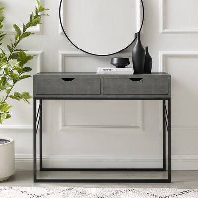 Gray Console Table Y92538