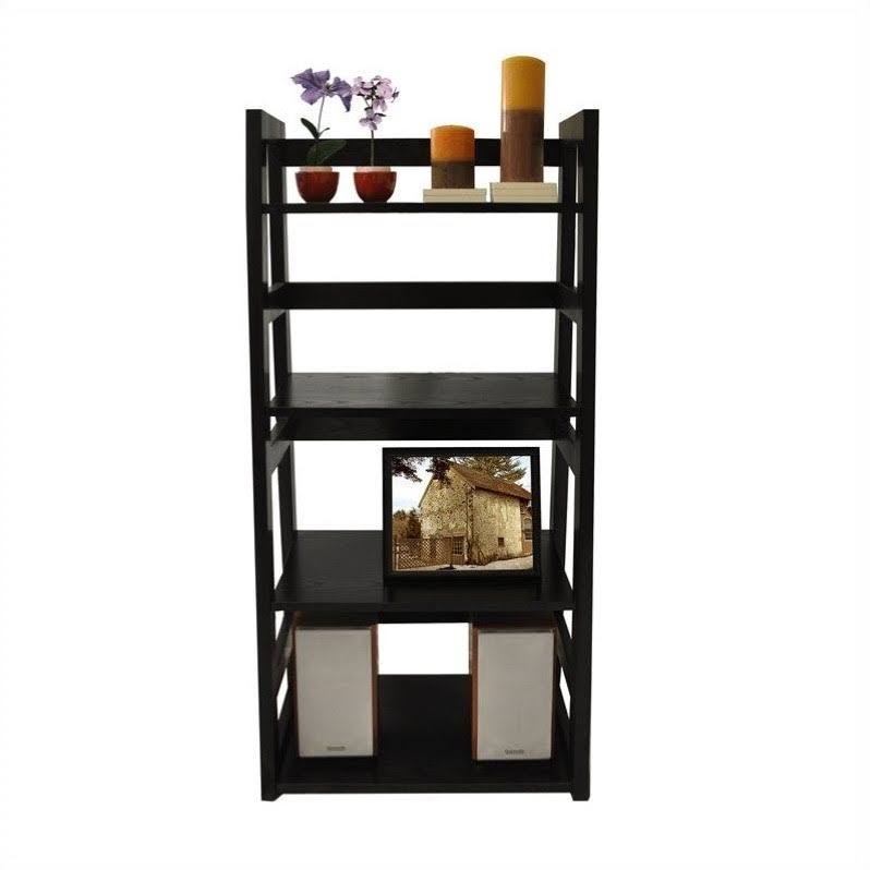 Black Wood Bookcase M257