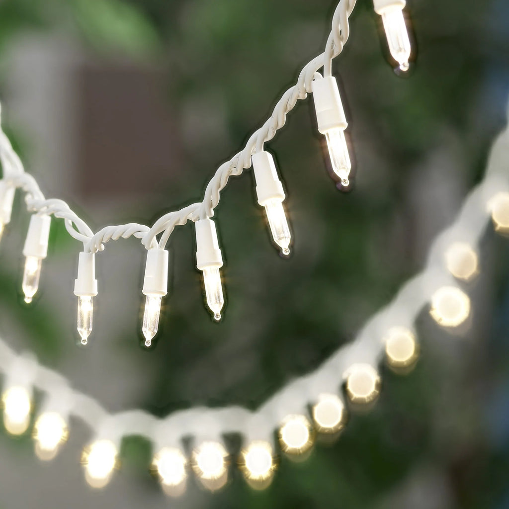 Warm White LED Mini Outdoor String Lights T832
