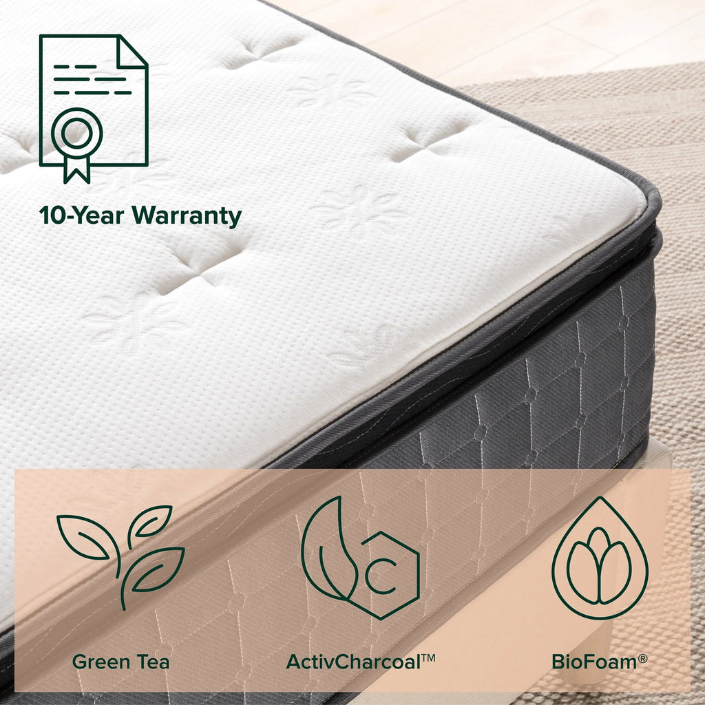 Queen Gel Memory Foam Hybrid Mattress B58118