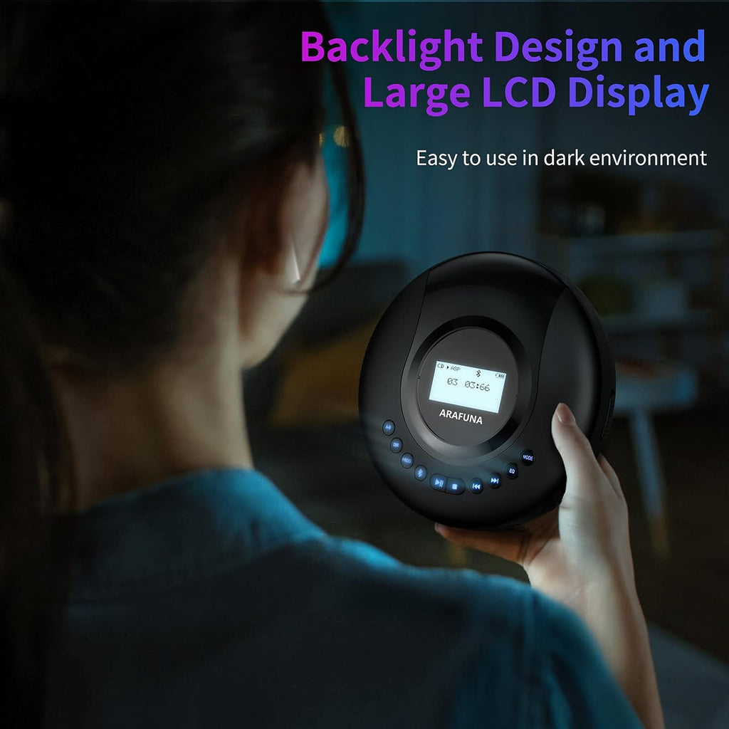 Portable CD Player with LCD Screen W709