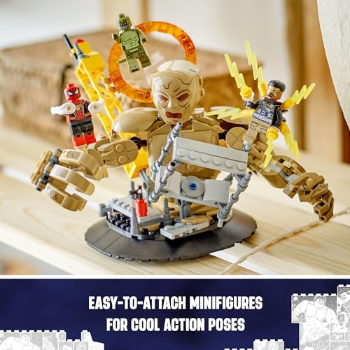LEGO Marvel Spider-Man vs. Sandman: Final Battle Building Toy Set with Spider-Man Figure M798178