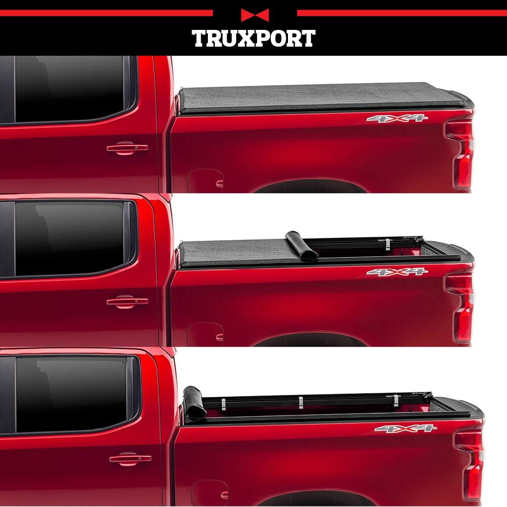 Soft Roll Up Truck Bed Tonneau Cover U369748
