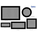 White 8 in. x 8 in. Wall or Ceiling Supply Vent A84288