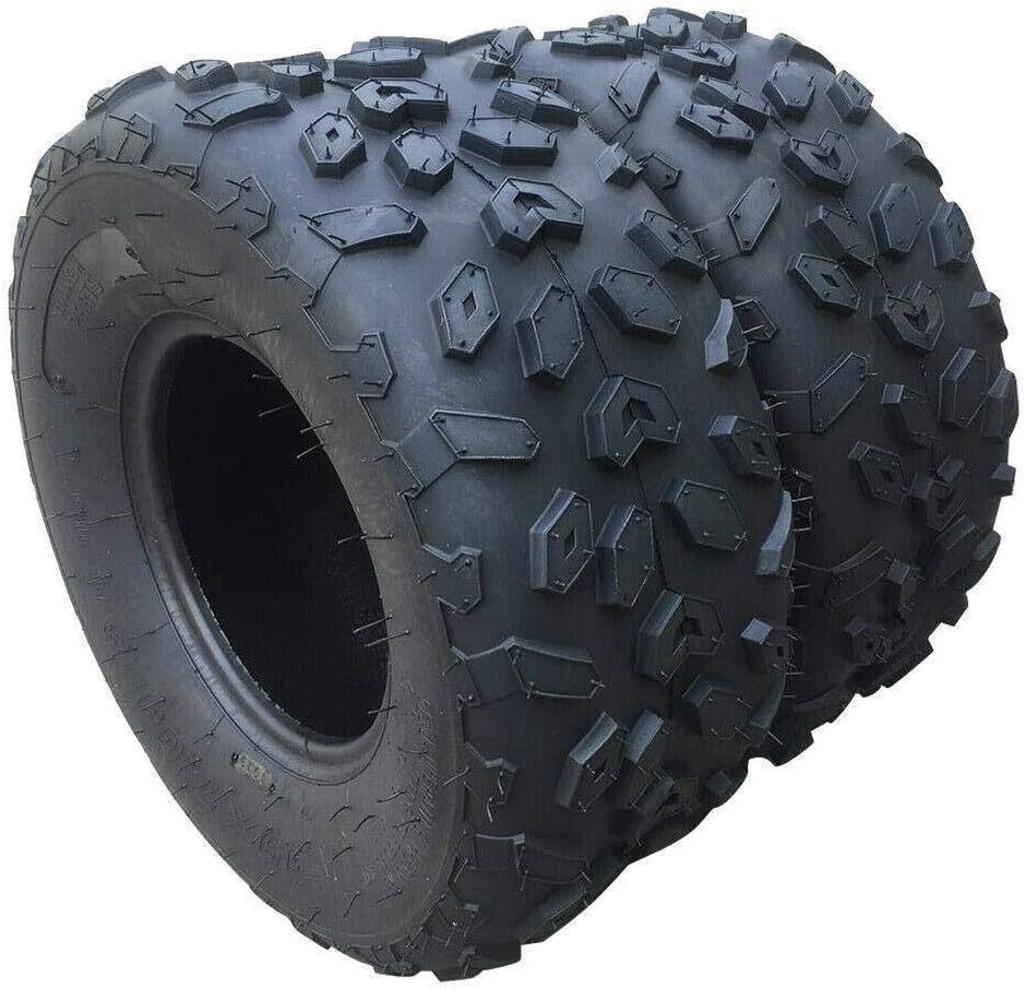Set of 2 ATV Tubeless Tires 19X7-8 4PR C7148