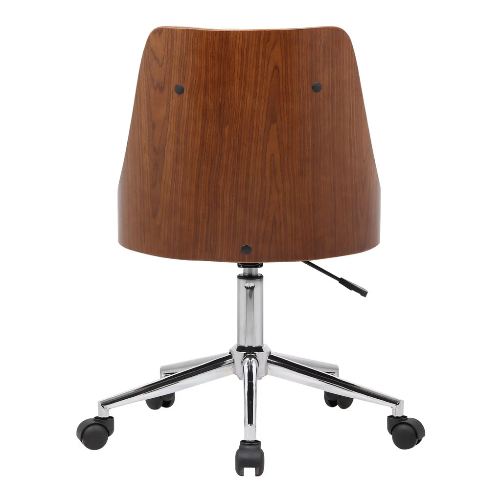 Brown and Black Adjustable Tufted Office Chair O708